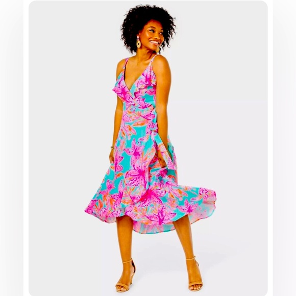 Lilly Pulitzer Dresses & Skirts - Lilly Pulitzer Fontaine Wrap dress
